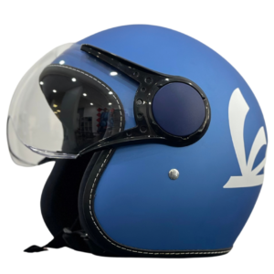 vespa helmet blue 2