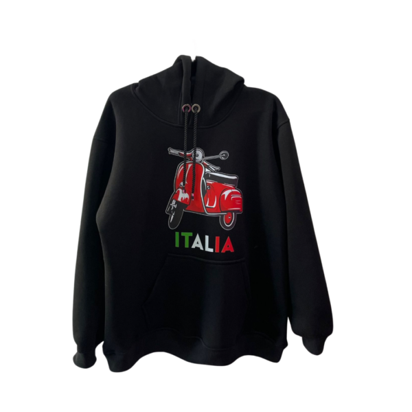 Hoodie Black Vespa