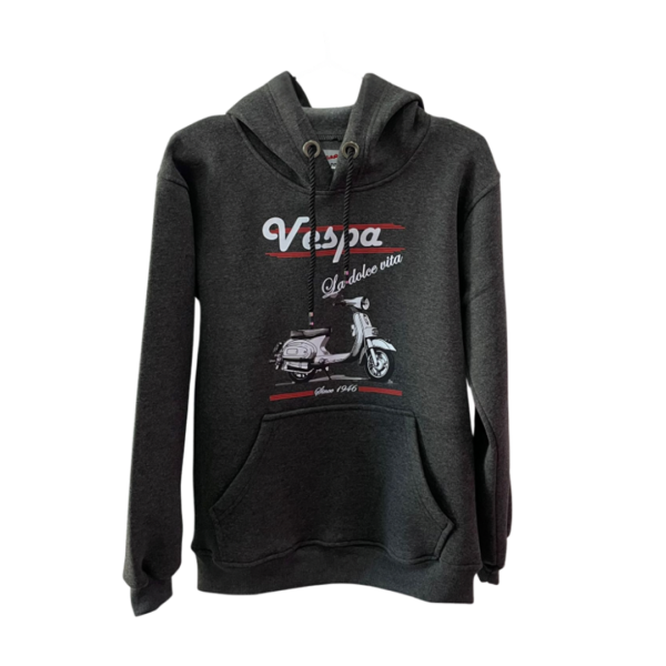 grey hoodie vespa