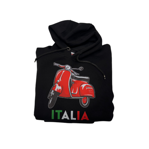 Hoodie Black Vespa
