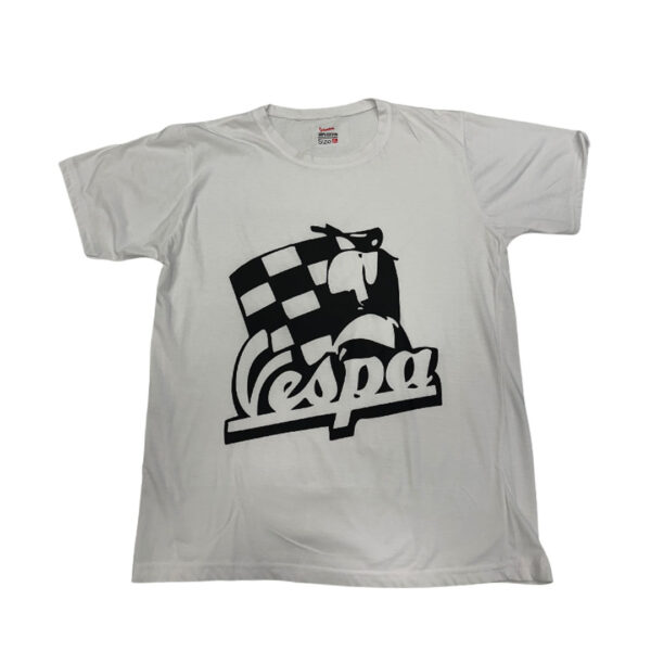 Tshirt Vespa White 05