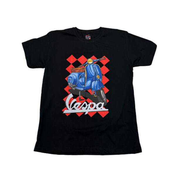 Tshirt Vespa Black 03