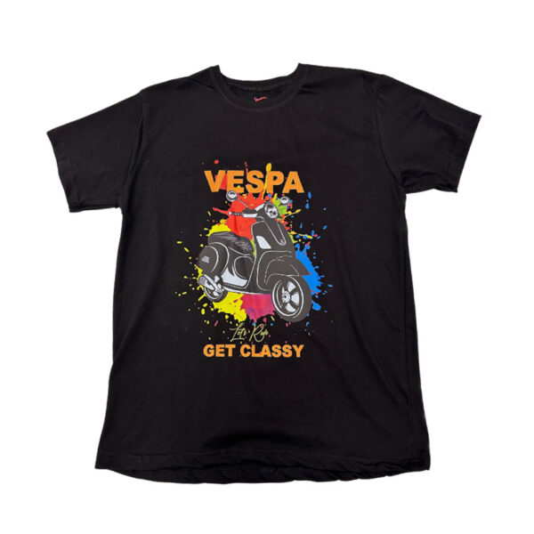 Tshirt Vespa Black 05